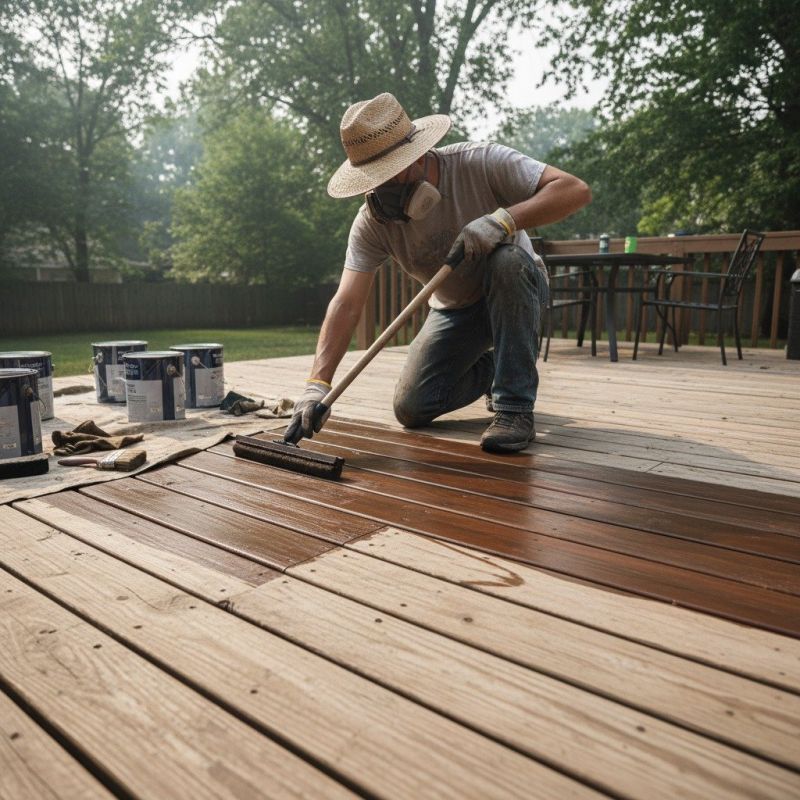 Wood Deck Staining