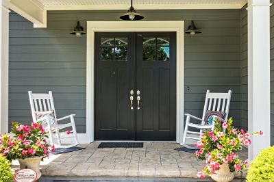 Elegant Porch and Entryway