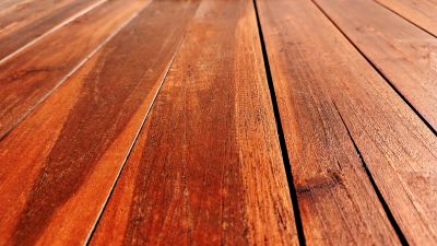 Freshly Stained Deck Surface